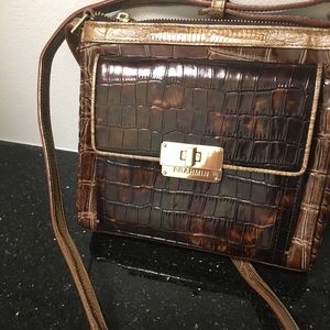 BRAHMIN - MIMOSA TORTOISE ROUNCEWELL CROSSBODY BAG